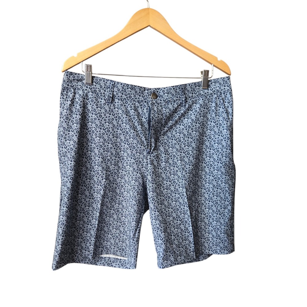 Adidas Ultimate365  Shorts Printed Flower Crew‎ Navy Size 34